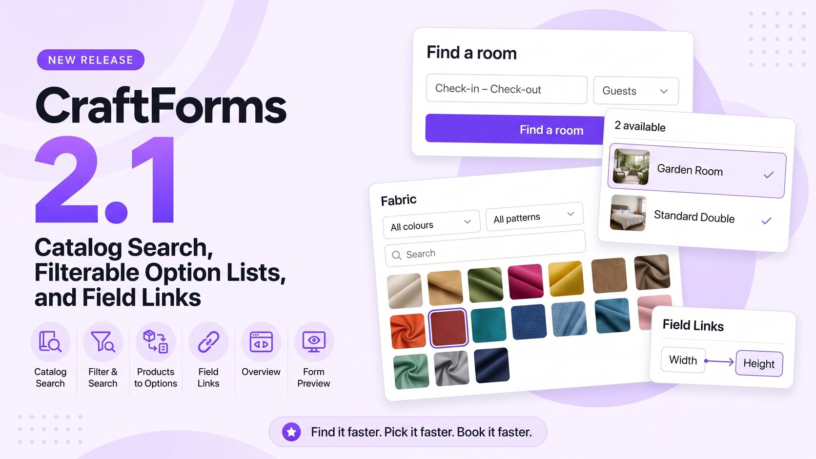 CraftForms 2.1 release: Catalog Search, Filter & Search and Field Links