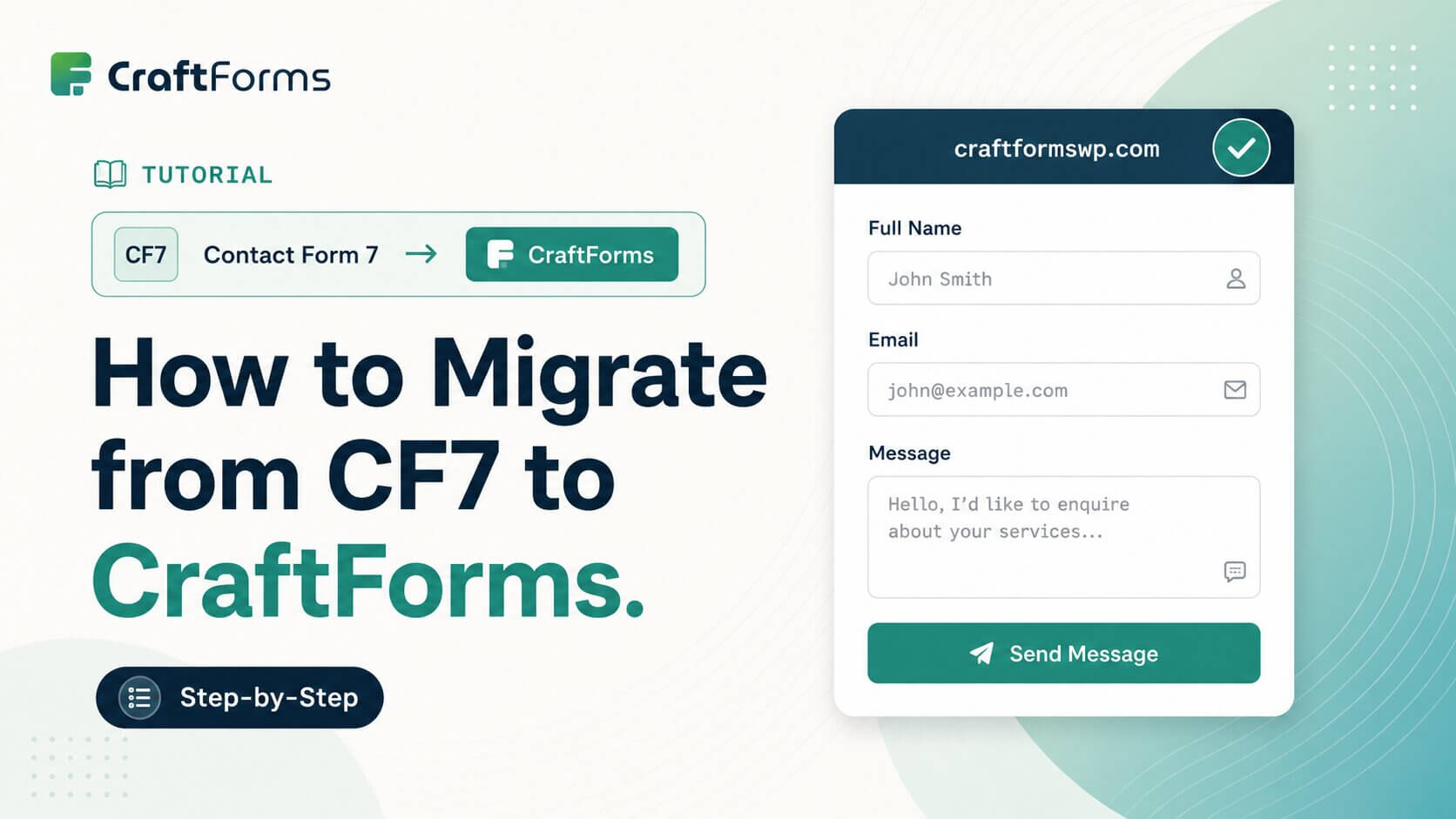 How to Migrate from Contact Form 7 to CraftForms (Step by Step)