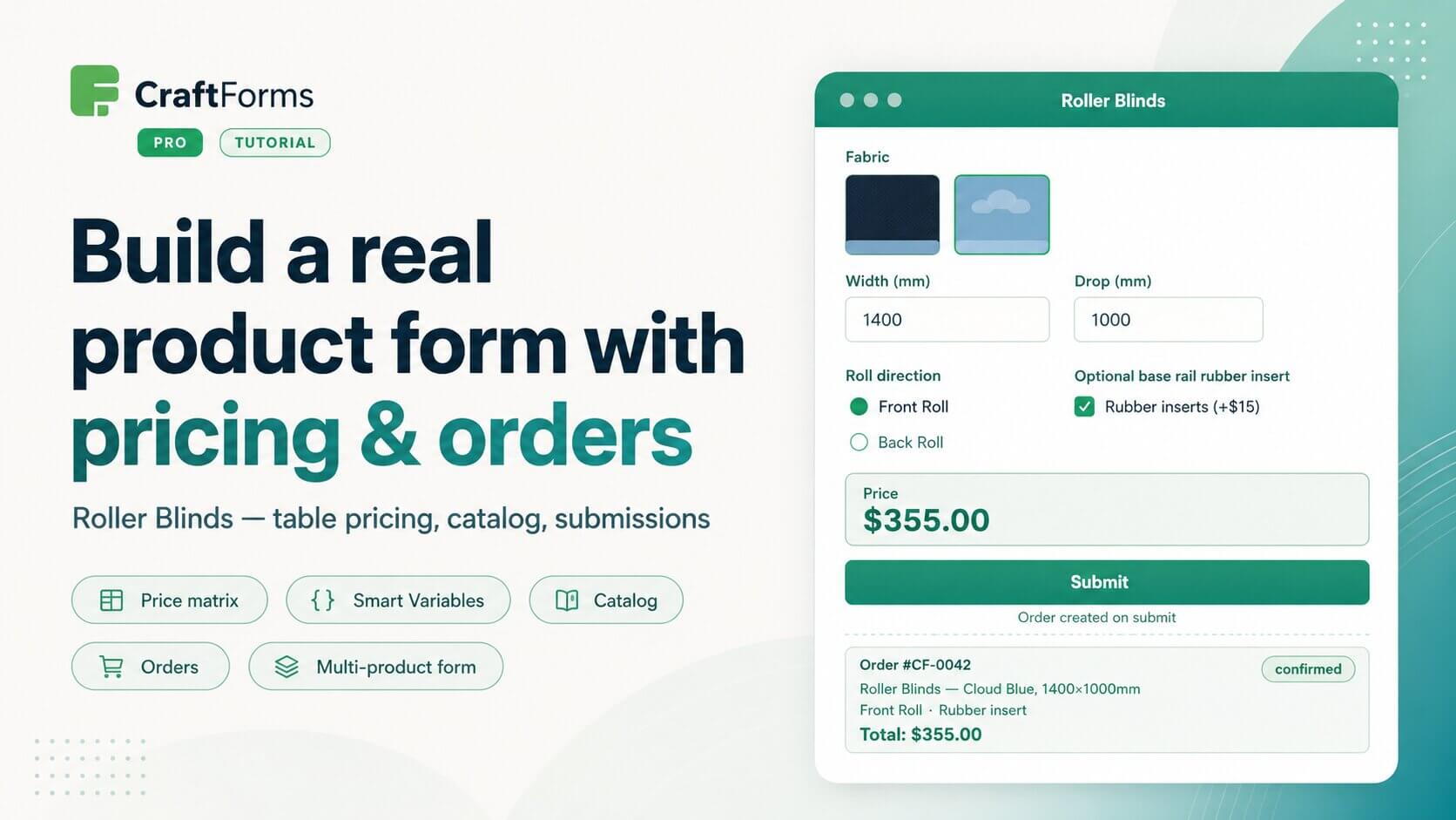 How To Build a Product Configurator With Live Pricing in WordPress — a Roller Blinds Example
