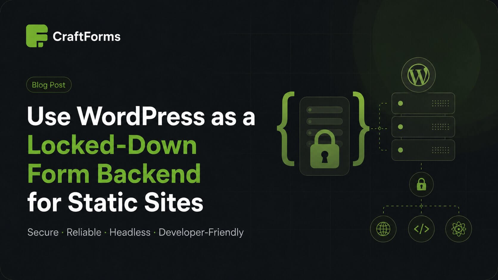 Use WordPress as a Locked Down Form Backend for Static Sites