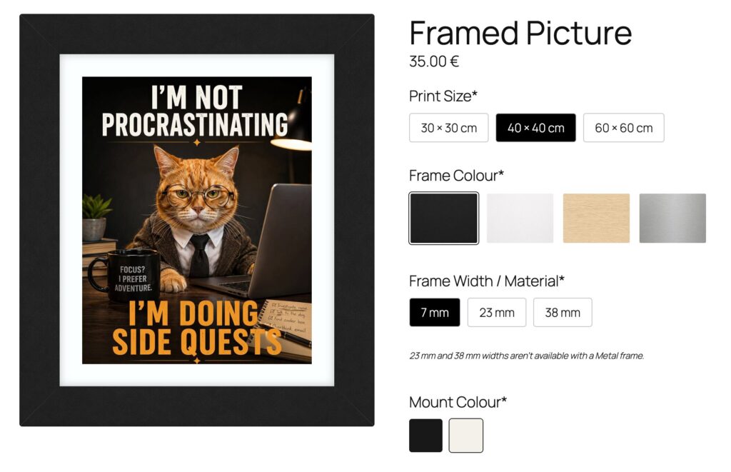 Craftforms picture frame