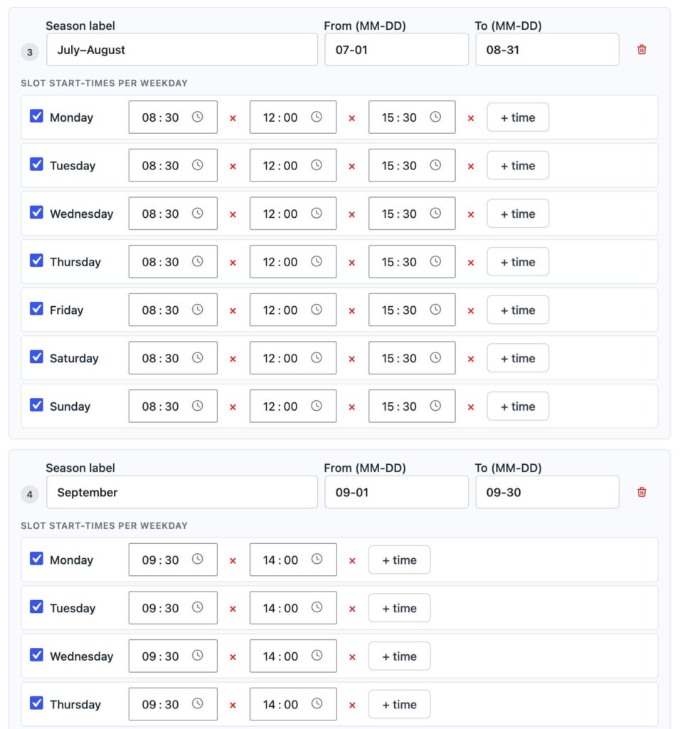 Cf booking