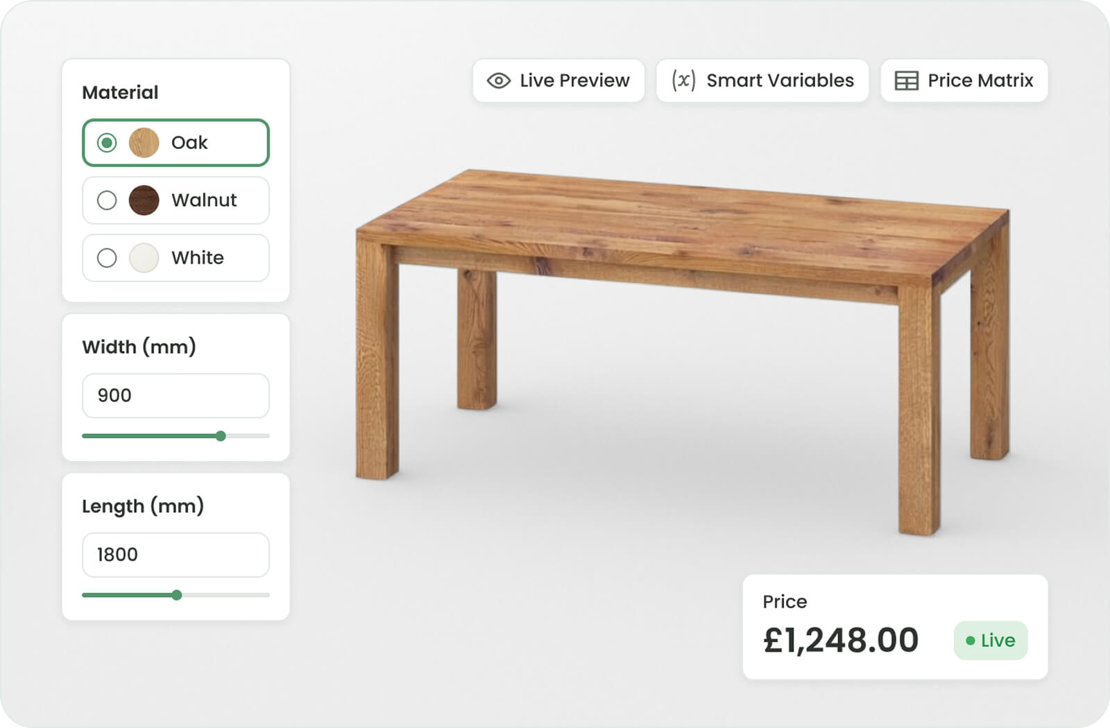 Craftforms configurator blueprint